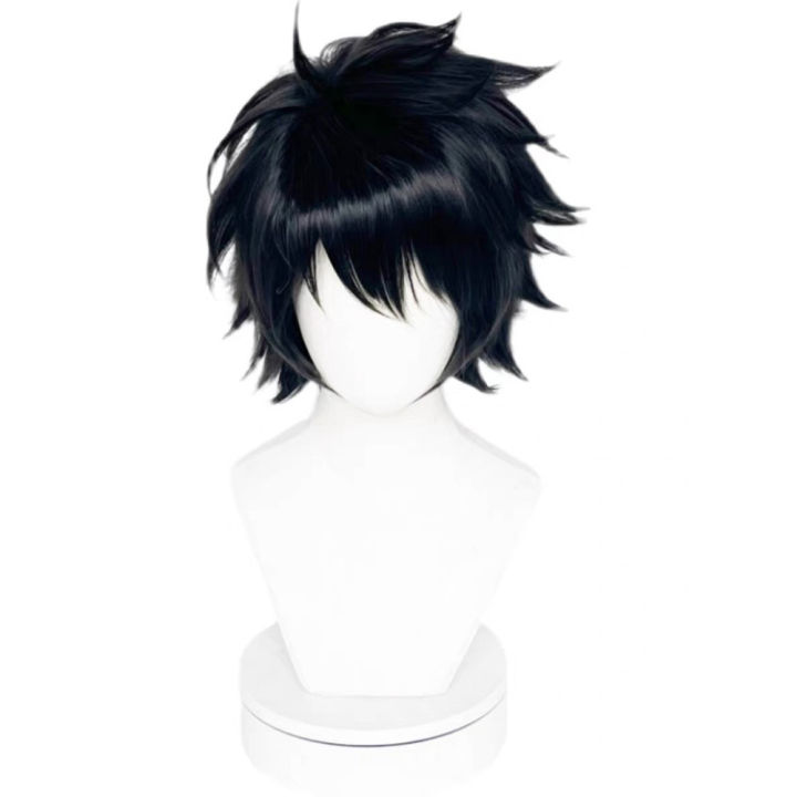 Black%20Short%20Spiky%20Layered%20Wig%20Synthetic%20Hair%20Messy%20Bangs%20Anime%20Character%20Cosplay%20Halloween%20Costume%20Party%20Full%20Wigs%20for%20Men%20Teens%20-%20Image%204