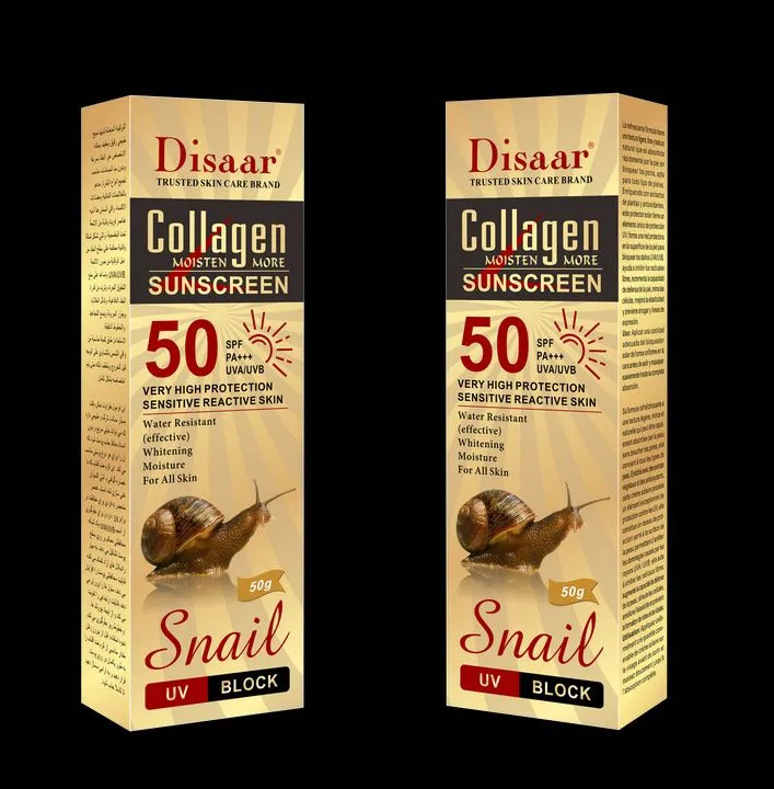 Disaar%20Collagen%20and%20Snail%20Sunblock%20SPF50%20Organic%20Sunscreen%20Cream%20For%20All%20Skin%2050g%20-%20Image%205