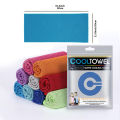 1pc Cooling Sports Towel, Sweat Absorbent & Quick Dry, Suitable as Cool Rags for Neck Cooling Wrap,Cooler, Cold Towel. 