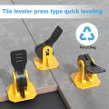 50-100Pcs Floor Tile Leveling System Tile Leveler Ceramic Adjuster Artifacts Spacers Kit for Laying Wall Tile Construction Tools. 