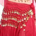Belly dance oriental belly dance costumes Belt Women 140cm Sequins Tassels Chiffon Hip Scarf for Thailand India Arab dance Belts.