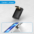 Hagibis USB C to C Adapter 90 Degree Right Angle Converter 80Gbps USB4 Data Cable Extension for Thunderbolt 5/4 iPhone 17 Laptop.