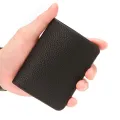 PU Leather Men's Short Wallet Soft Large Capacity Multi-position Male Leather Purse Thin Coin Pocket Men Coin Pocket Outdoor. 