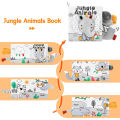 Soft Baby Books 3D Touch Feel High Contrast Cloth Book Sensory Early Learning Stroller Toys for Infant Toddler Gifts 0-12 Months. 