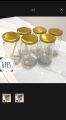 500ml Glass Jar with Metal Lid, 6Pcs Pack. 