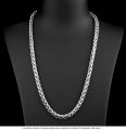 Wheat Style Necklace 316L Stainless Steel Jewelry  Waterproof Men Women Trendy Chain. 