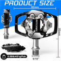 BUCKLOS Mountain Bike Pedals Self-locking MTB Pedal for SHIMANO SPD M8100 M8020 Foot Platform Durable MTB Clip Pedals with Cleat. 