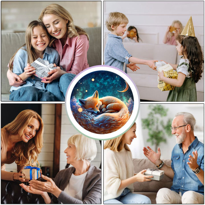 Sleeping%20Fox%20Round%20Wooden%20Puzzle%20Art,%20Uniquely%20Animal%20Shaped%20Pieces%20Wooden%20Toy,%20%20%20Home%20Decor%20Family%20Game%20-%20Image%205