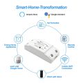 WiFi 10A DIY Mini Smart Light Switch Breaker Module Voice Wireless Remote Control for Alexa Google Home.