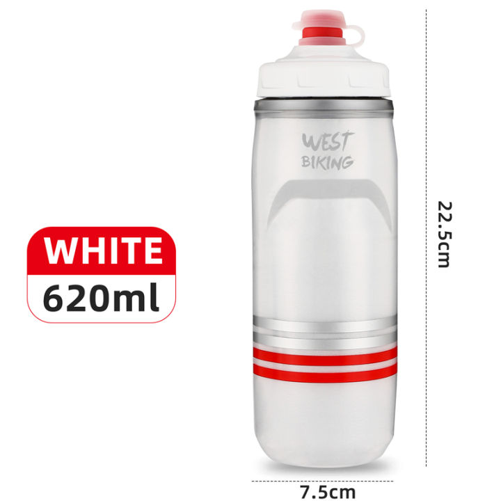 WEST%20BIKING%20Insulated&Cold%20Bicycle%20Water%20Bottle%20620ml%20Portable%20Leakproof%20Cycling%20Kettle%20Running%20Hiking%20Squeeze%20Sports%20Bottle%20-%20Image%207