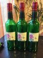 1000 ML Green Glass Bottle For Drinking Water and DIY projects,Decoration Purpose Uses 1 pcs.. 