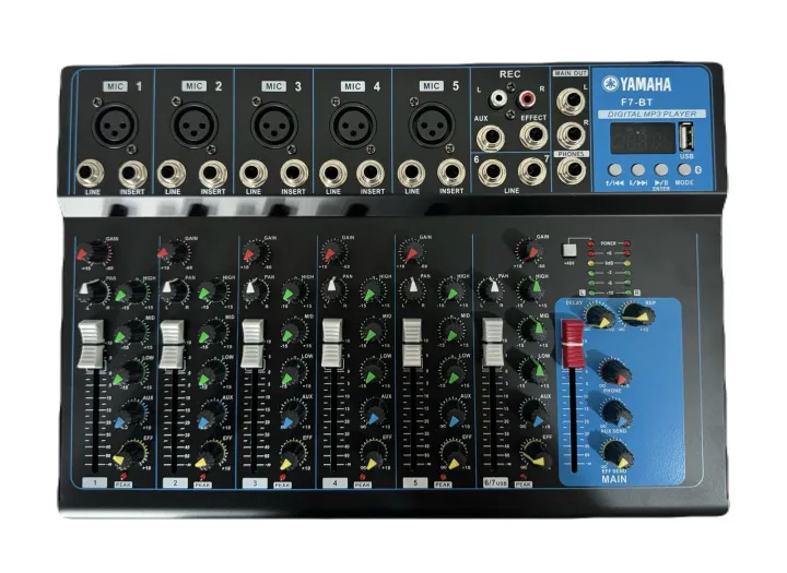 7%20Channel%20Yamaha%20F7%20Mixer%20BT%20USB%20MIC%20XLR%20AUX%20EFFECT%20-%20Image%202