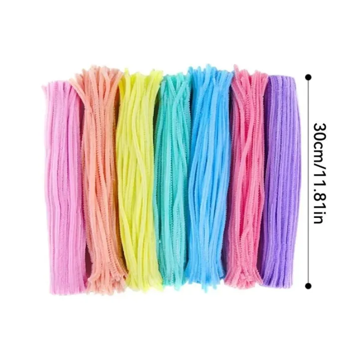 100pcs%20Macaron%20Color%20Fuzzy%20Wire%20DIY%20Tulips%20Flower%20Bouquet%20Valentine%20Birthday%20Handmade%20Gift%20-%20Image%206