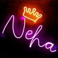 Customized NEON Sign Board - Name Plate - 4 Letters Alphabets. 