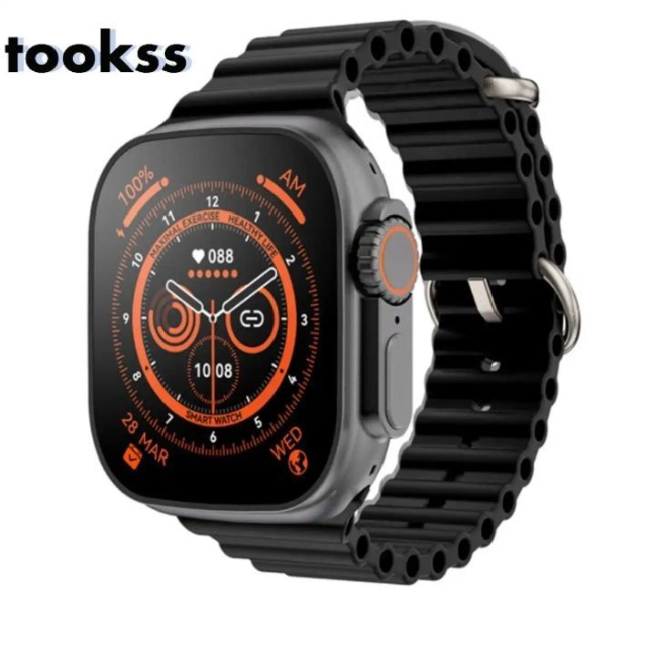 T900 Smartwatch use for Facebook and WhatsApp TikTok/ All mobile feature are available/Full Touch Screen