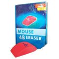 Pencil Mouse Eraser Soft and smooth led pencil writing eraser white eraser. 