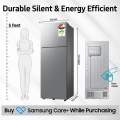 SAMSUNG 350 Litres Bespoke 5 In 1 Convertible AI WiFi Double Door Refrigerator RT38DG5A6BS8HL. 