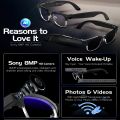 2026 New Business 4K HD Color Change AI Smart Glasses 800W Pixel Camera 1080P Video AI Chat Music Player Call AI Sports Glasses.
