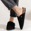Men's Toe-Toe Slippers, Fashionable and Versatile, Thick-Soled, Wear-Resistant, Soft-Soled, Slip-On Casual Sandals. 