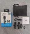 Boya Dual and Simple HQ Material Mic For Vlogging Podcasting. 