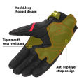 Motorcycle Leather Gloves Carbon Fibre Four Seasons Waterproof Touch Screen Non-slip Motorbike Gloves Perforated Ventilate.