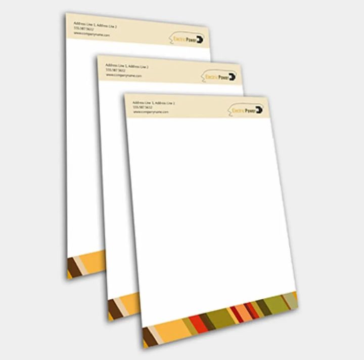 Customise Letterhead Printing / Bank Account Opening Letterhead