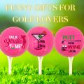 Novelty Golf  for Men Unique, 3 Pcs Pink Golf Balls with  Box, Cool Accessories for Golfers and Father's Day . 