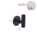 Self Adhesive Toilet Paper Holder Wall Mount No Punching Stainless Steel Tissue Towel Roll Dispenser Bathroom Kitchen Wall Hooks. 