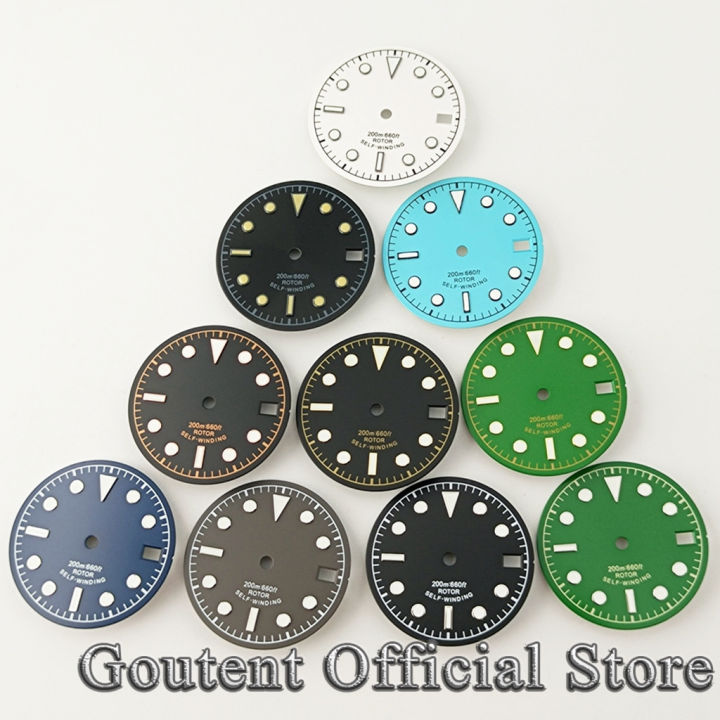 Quadrante Orologio 28.5 Mm Sterile – Con Finestra Data, Adatto Per Movimento NH35/NH35A O Miyota