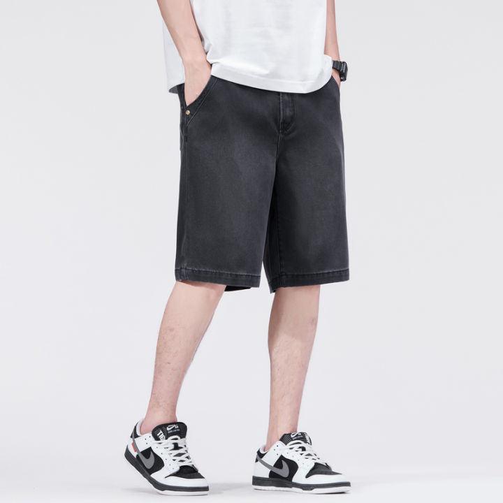 Brand%20Summer%20Thin%20Men's%20Denim%20Shorts%20Lyocell%20Fabric%20Cool%20Baggy%20Straight%20%20Knee%20Length%20Pants%20Jeans%20Joggers%20Short%20Jorts%20Man%20Bermuda%20-%20Image%207