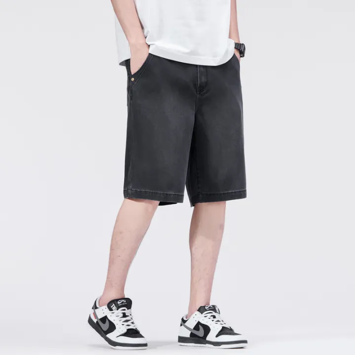 Brand%20Summer%20Thin%20Men's%20Denim%20Shorts%20Lyocell%20Fabric%20Cool%20Baggy%20Straight%20%20Knee%20Length%20Pants%20Jeans%20Joggers%20Short%20Jorts%20Man%20Bermuda%20-%20Image%207