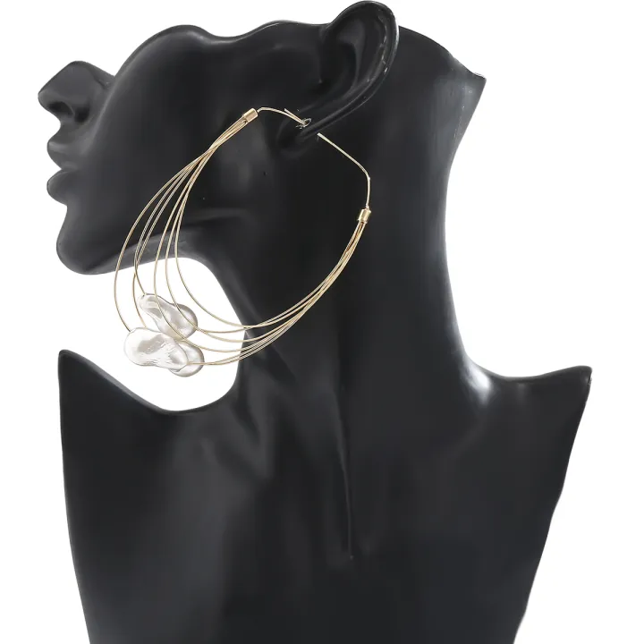 Imitation%20Pearl%20Big%20Hoop%20Earrings%20for%20Women%20Layered%20Large%20Circle%20Earrings%202020%20Fashion%20Jewelry%20Trendy%20Wedding%20Earing%20Korean%20Girl%20-%20Image%206