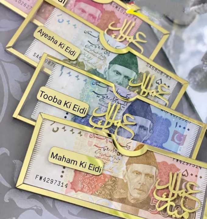 Customize Eidi Envelope For Your Wife Mother Father Brother Sister