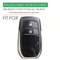 Silicone Car Key Case Cover Keychain For Toyota Corolla Hatchback Cross Yaris Cross Prius Hilux Land Cruiser LC200 LC250 LC300. 