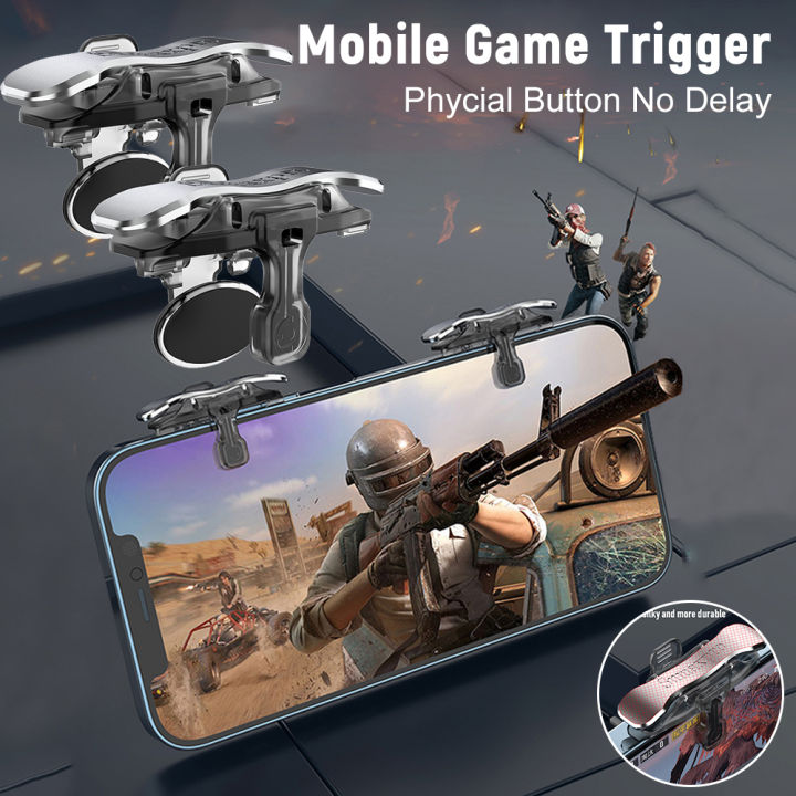 1 Pair PUBG Mobile Phone Game Trigger Controller Joystick for 4-13mm ...