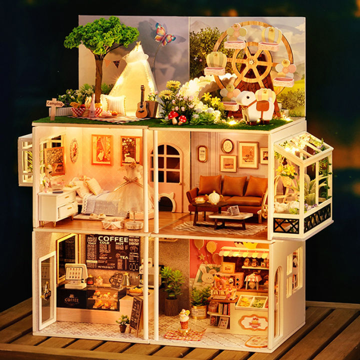 DIY%20Wooden%20Miniature%20DollHouse%20Leisurely%20Coffee%20Shop%20Dollhouses%20Scene%20Model%20%20Doll%20House%20Assembly%20Model%20Toys%20For%20Kids%20Gifts%20-%20Image%204