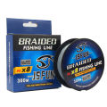 JSFUN 300M 8 Strands Braided Wire Coating Fishing Line Pound Count 34LB-96LB Monofilament Leader Line Carp Fishing Sinking Line. 