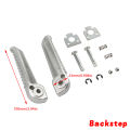 Motorcycle Front Footrest Foot Rear Peg Aluminum for YAMAHA YZF R1 R6 R125 R25 R3 MT125 MT03 MT09 MT10 MT07 Foot Rests Pedal. 