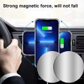1-10Pcs Metal Plate Disk for Magnetic Car Phone Holder Thin Iron Sheet Sticker Disk for Tablet Desk Phone Car Stand Mount Round.