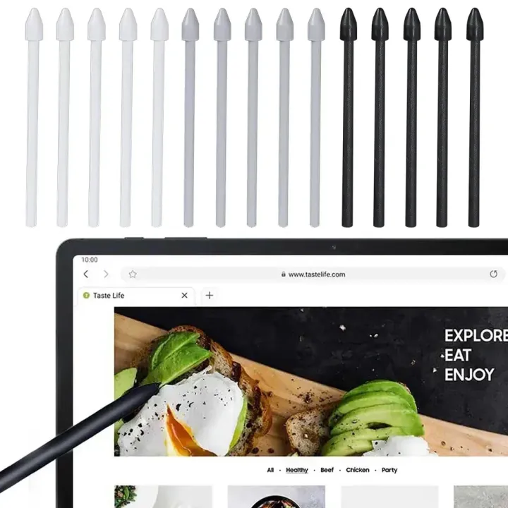 Replacement%20Pencil%20Tips%20for%20%20%20Tab%20S6%20S7%20S21%20S22%20S23%20S24%20Note%2010%2020%20S%20Pen%20SPen%20Nibs%20with%20Removal%20Tweezer%20Refill%20Set%20-%20Image%206