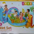 INTEX 57135 - Dinoland Play Center Pool For Kids Inflatable Kids Bath Tub For Children - 119 x 90 x 44 IN. 