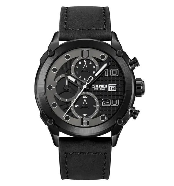 High quality Japan movement stopwatch skmei 2051 men analog wrist