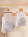 1pc Sock Storage Hanging Bag，Underwear Storage，Artifact Student，Dormitory Bedside Wall Hanging Net Pocket Storage Bag. 