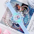 Disney Kids Watches for Girls Silicone Strap Princess Elsa Frozen 2 Sophia Flash Light Children Watch Women Clock reloj infantil. 