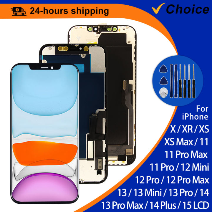 OLED For iPhone X Incell LCD For IPhone XS XR MAX LCD 11 Pro Touch ...