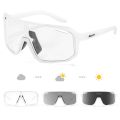Scvcn New Men's UV400 Photochromic Cycling Sunglasses Women Sports Running Eyewear for Men Glasses Road Bike Bicycle Goggles.