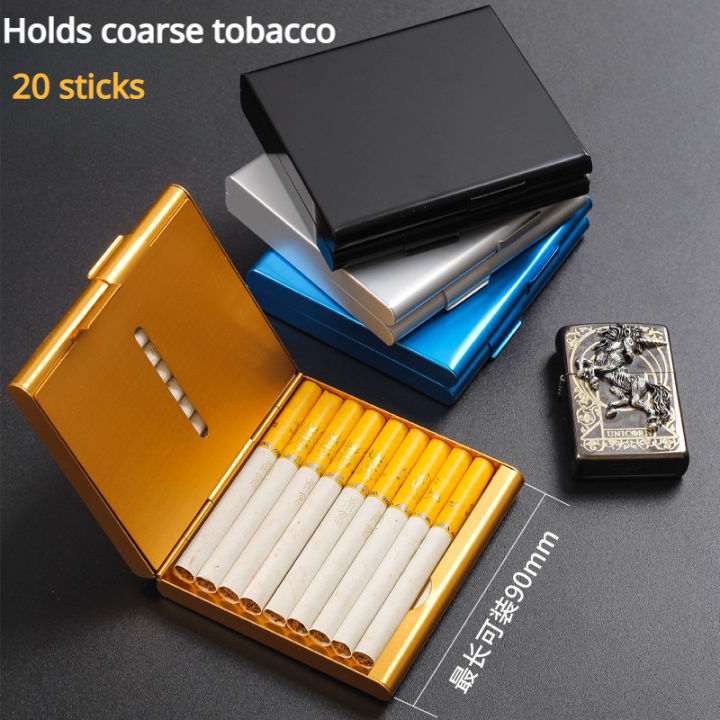 Hold 20 Cigarettes Cases Cover Creative Folio Cigarette Case Smoking Box Sleeve Pocket Tobacco Pack Cover