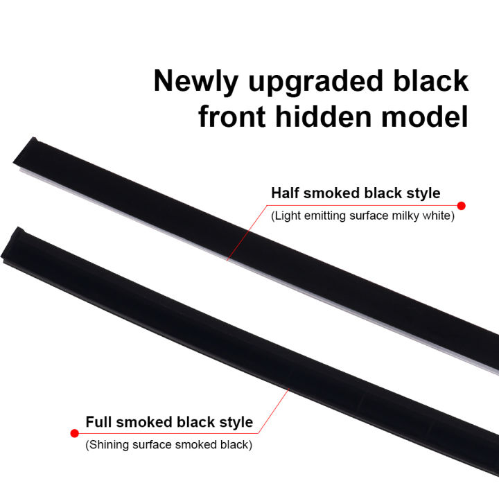 New Design Matt Black Symphony Full Colors Light Strip Hidden LED Car ...
