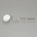Miniature Tableware Mini Ceramic Plate Alloy Fork Spoon Dollhouse Kitchen Food Furniture Toys DIY Doll House Accessories Kid Toy. 