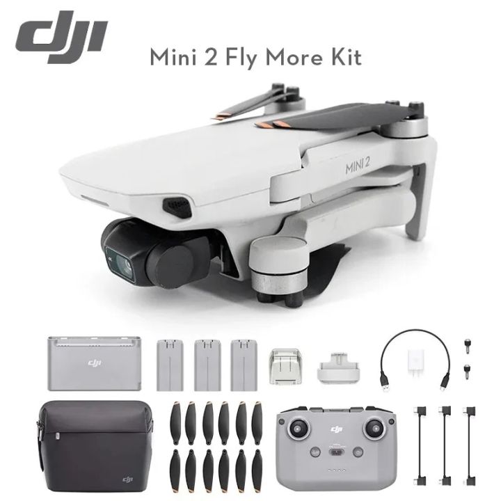 DJI%20Mini%202%20Fly%20%E2%80%8EMore%20%E2%80%8ECombo%20Ultra%20Lightweight%20Camera%20Drone%20with%203%20Batteries%20249g%20-%20Image%203